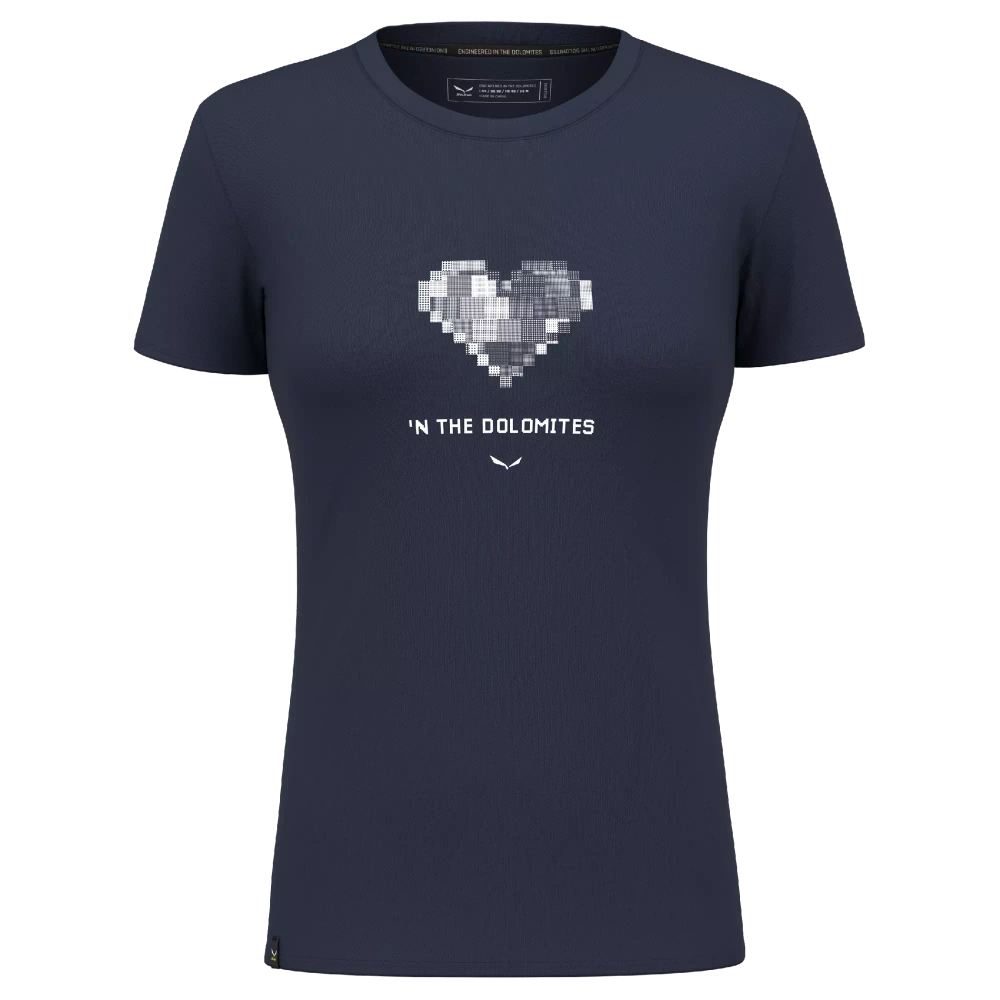 Koszulka Salewa Pure Heart Dry W T-Shirt - navy blazer