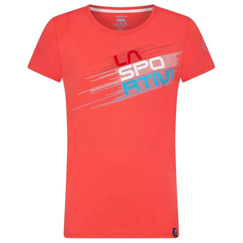 Koszulka La Sportiva Stripe Evo T-Shirt W - Hibiscus